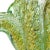 Barovier & Toso Vintage Murano Barovier Toso Green Control Bubbles Gold Flecks Italian Art Glass Flower Form Bowl Ashtray For Sale - Image 4 of 6