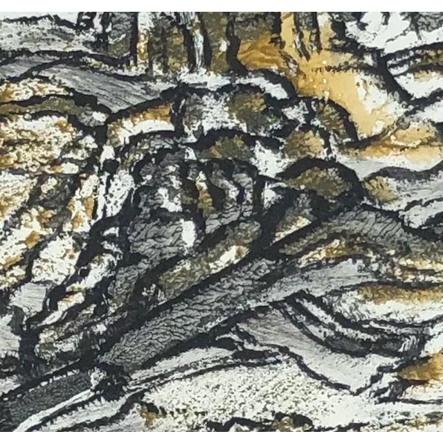 J. Schranz, Montagne, 1975, Watercolor & Gouache on Paper For Sale - Image 6 of 8