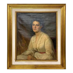 Late 19th Century Adolf Jebens, German Oil Painting on Canvas