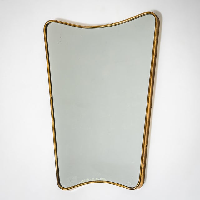 Wall Mirror in the Style of Gio Ponti, Italy, 1950s For Sale In New York - Image 6 of 7