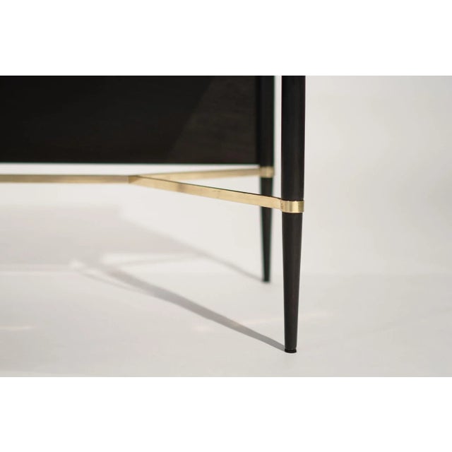 Ebonized Mahogany Desk by Paul McCobb, Connoisseur Collection, C. 1950s For Sale - Image 10 of 12