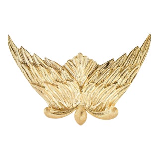 Buccellati L''air Du Temps Angel Wings Brooch 18 Karat Gold Nina Ricci Vintage For Sale