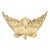 Buccellati L''air Du Temps Angel Wings Brooch 18 Karat Gold Nina Ricci Vintage For Sale