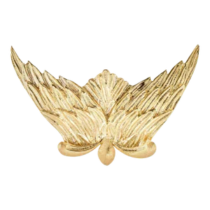 Buccellati L''air Du Temps Angel Wings Brooch 18 Karat Gold Nina Ricci Vintage