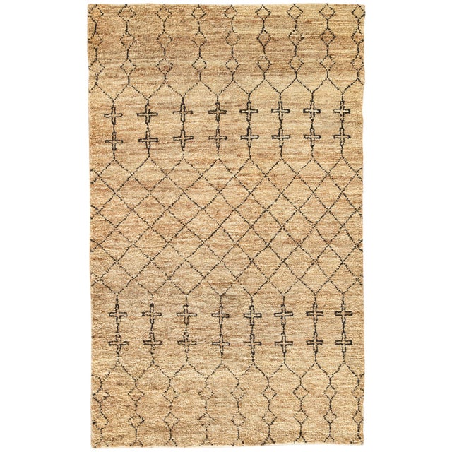 Nikki Chu By Jaipur Living Lapins Natural Trellis Tan Black Area Rug 9 X 12 Chairish
