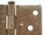 Traditional Pair of Vintage 4 X 4 In. Brass Plated Steel Door Hinges For Sale - Image 3 of 6