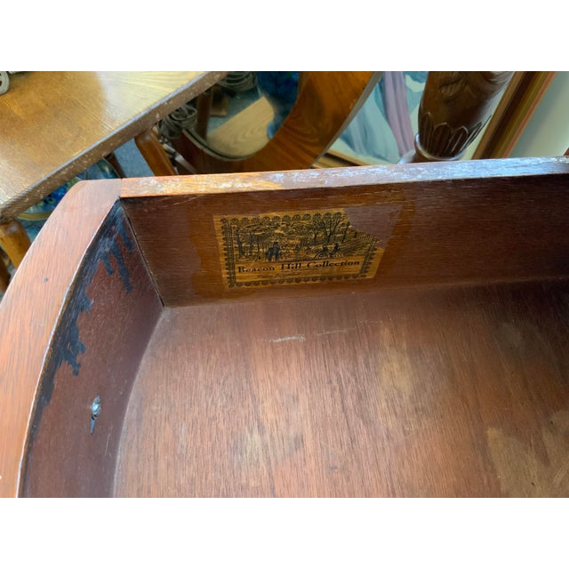 Chippendale Late 20th Century Serpentine Front Chippendale Style Chest For Sale - Image 3 of 14