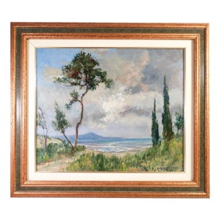 P. A. A. Gariazzo, Landscape, 1962, Oil Painting, Framed For Sale