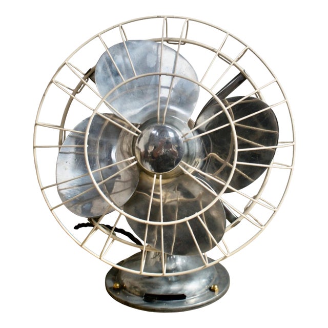 Mid-Century Industrial Desk Fan from Limit Manufacturing Ltd, 1958 For Sale