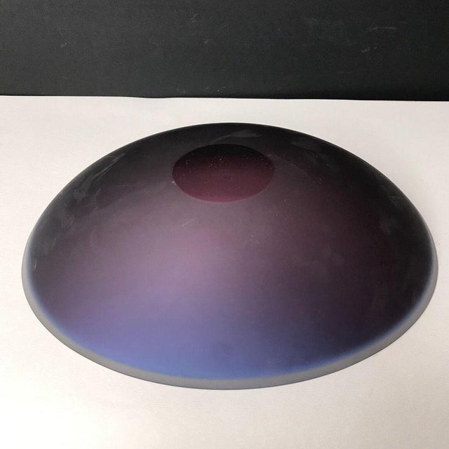 Vintage Murano Venezia Bowl in Amethyst Fragments by Marco Zito for Salviati For Sale - Image 4 of 9