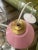 Coffee 1950s Mid Century Modern Ufo Diner Coffee Shop Pink Hanging Ceiling Lamp For Sale - Image 8 of 10