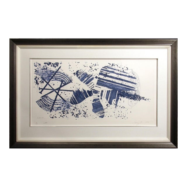 James Rosenquist "Carousel" State II 1978 Hand Signed #Ed Etching W/Custom Frame For Sale