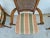 Brown Vintage French Country Oak Wingback Dining Chairs - Set of 6 For Sale - Image 8 of 12