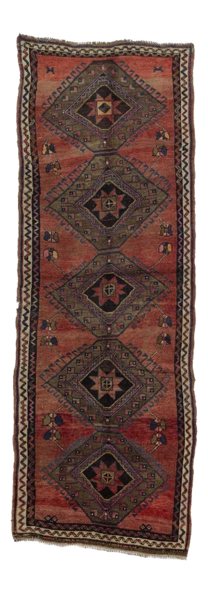 1960s Traditional Wool Turkish Kars Rug