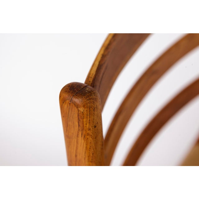 Vintage Swedish Oak Chairs by Alb Johansson & Söner, 1960s, Set of 4 For Sale - Image 3 of 10