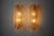 1980s Wall Lamps in Orange Murano Blown Glass from Mazzega, Italy, 1960s, Set of 2 For Sale - Image 5 of 8