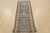 Kazak Runner 2’9” X 9’6” Blue Wool Tribal Hand-Knotted Oriental Rug For Sale - Image 12 of 13