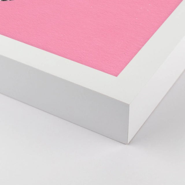 DESCRIPTION: Strawberry Chiffon by Willa Heart in White Frame, Medium Art Print SPECIFICATIONS: Type: Framed Paper. Framed...