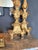 19th century ( or older) Gilted and aged w grace and dignity Alter Candlelabra . These handcrafted antiques came out of an...