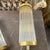 Mid-Century Modern Two 1980s Art Deco Style Brass and Glass Italian Theater Wall Sconces For Sale - Image 3 of 18