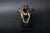 Big Cat Skull Sculpture on Black Display Stand, 1990s For Sale - Image 4 of 10