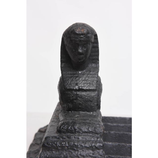 Antique Egyptian Motif Boot Scraper by Archibald Kenrick & Sons, England, 1815-1820 For Sale - Image 9 of 11