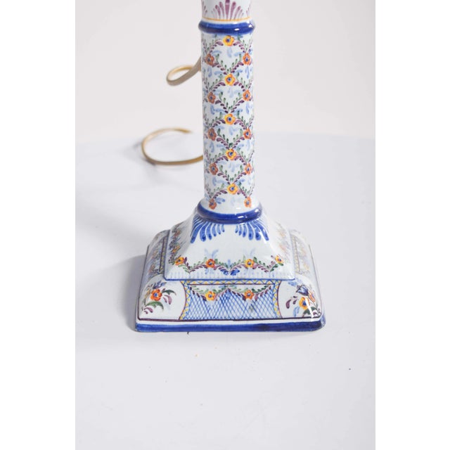Table Lamp in Portuguese Ceramic from Candal, 1920 For Sale - Image 9 of 14