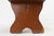 Low French Rustic Church Stool in Terracotta Painted Wood, 1890s For Sale - Image 6 of 11