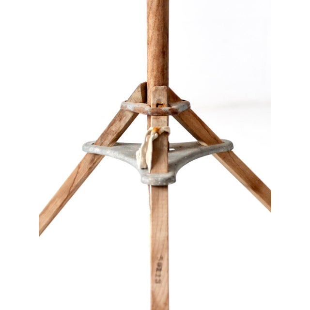 Antique Folding Drying Rack For Sale - Image 6 of 12