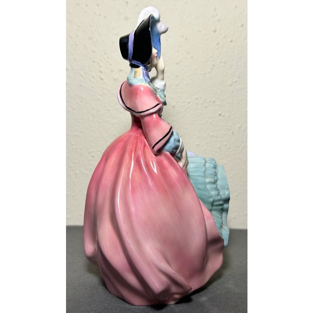 Mid 20th Century Vintage 1940-1973 English Royal Doulton Porcelain Spring Morning Figurine (Hn 1922) (Retired) For Sale - Image 5 of 6