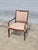 Traditional Late 20th Century Hickory Chair Sheraton Style Arm Chair Mahogany Frame with Burl Maple Inlays For Sale - Image 3 of 6