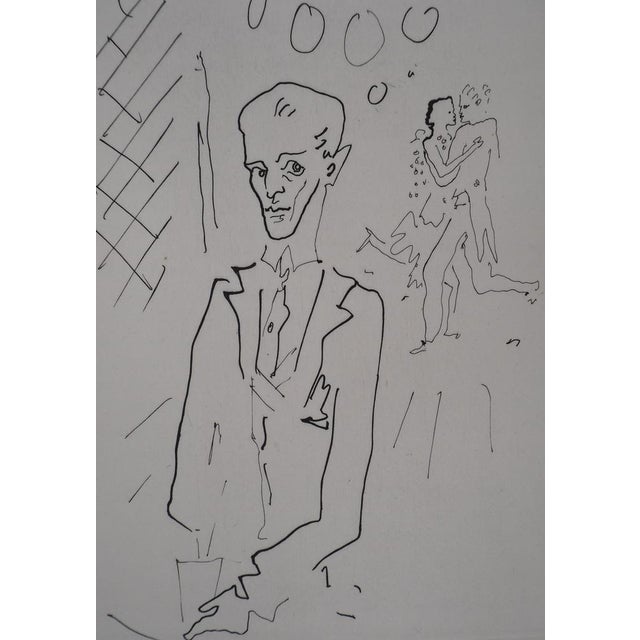 Jean COCTEAU (1889-1963) Count d'Orgel's ball: The croupier, 1953 Original engraving (Leblanc workshop) Unsigned On...