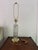 Glass Vintage Portuguese Crystal Column Table Lamp - Faceted Stacked Block For Sale - Image 7 of 11