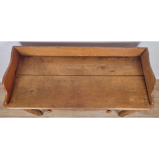 Victorian Pine Farmhouse Kitchen Table, 19th Century For Sale - Image 13 of 18