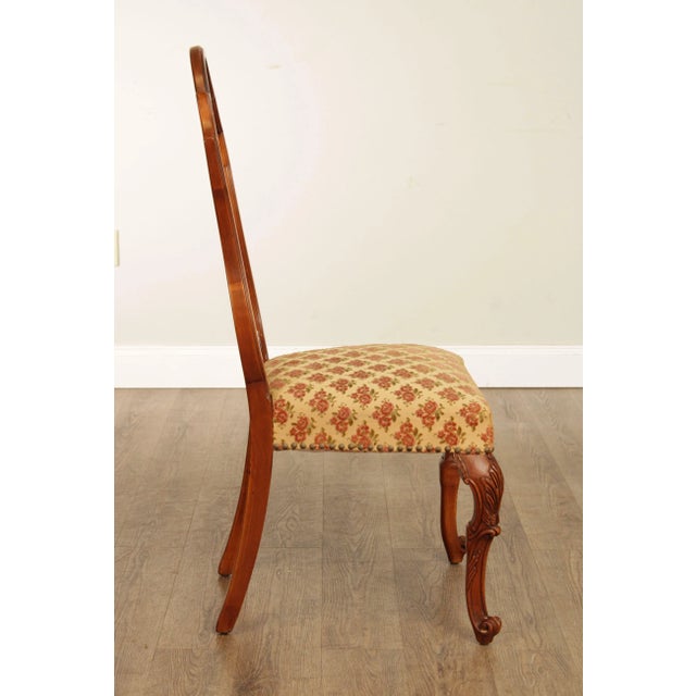 Batesville Georgian Rococo Style Carved Dining Chairs - Set of 6 For Sale In Philadelphia - Image 6 of 13