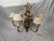 Vintage Italianate Polychrome Carved Wood Fruit & Iron 6-Light Chandelier For Sale - Image 4 of 15