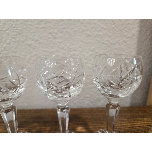 This vintage cut crystal cordial glass is a beautifully executed example of American Brilliant-style design, celebrated...