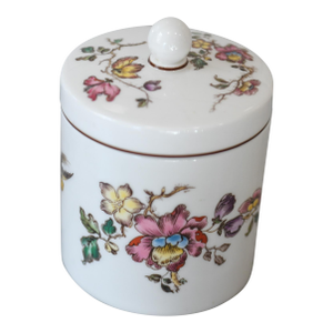 Wedgwood Swallow and Floral Bone China Trinket Pot Lidded Jar