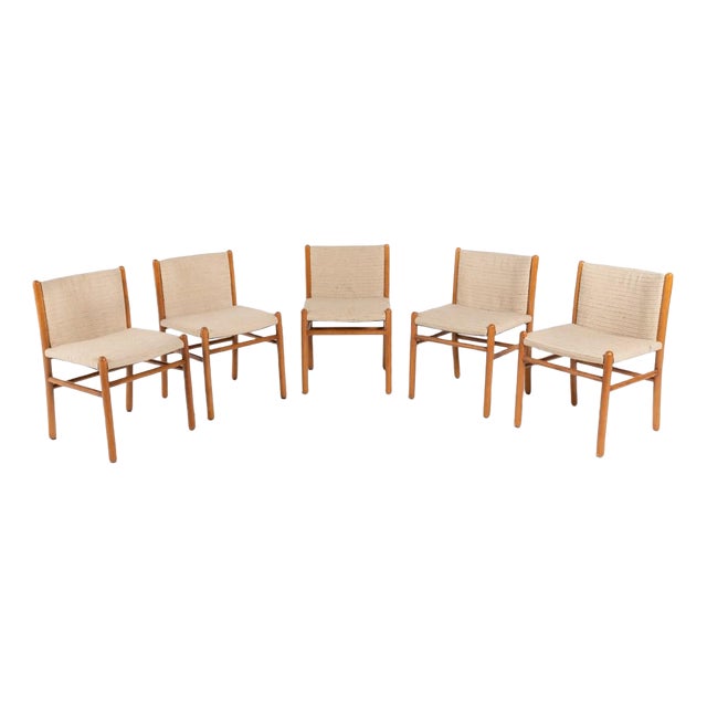 Nuela Chairs by G. Frattini for Lema SPA, Set of 5 For Sale