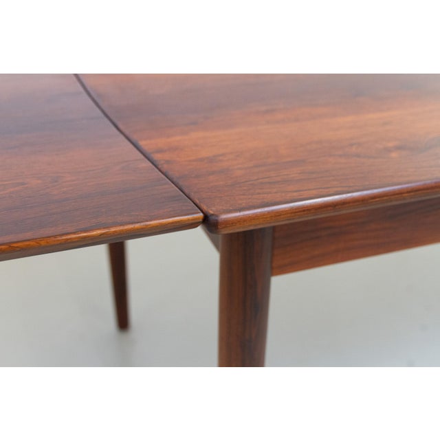 Danish Modern Extendable Rosewood Dining Table, 1960s For Sale - Image 18 of 18