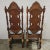 19th C English Jacobean English Carved Oak Hall Chairs - a Pair For Sale - Image 4 of 11