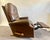 EEnglish Chesterfield Style Brown Leather Tufted Reclining & Rocking Club Chair For Sale - Image 11 of 12