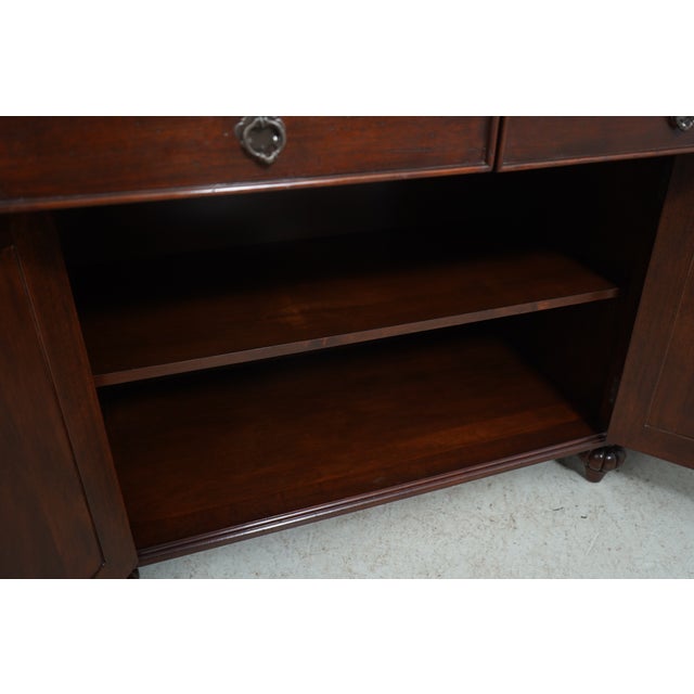 Wood Continental Factory Distressed Finish Sideboard For Sale - Image 7 of 18