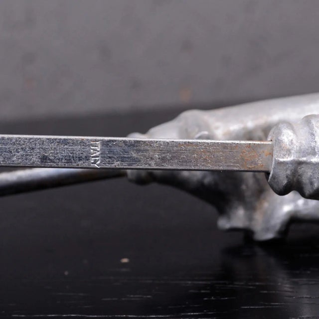 1960s Italian Steer BBQ Skewers Patio Grill For Sale - Image 9 of 12