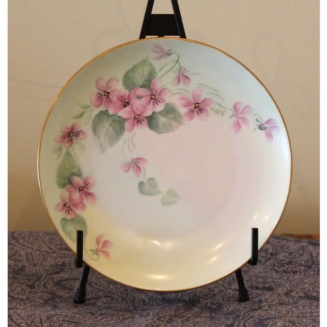 Hutscheneruther Antique Curated Signed Hutschenreuther Selb Plates- Set of 7 For Sale - Image 4 of 12