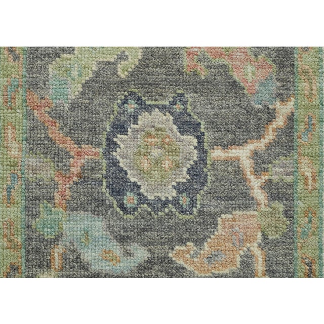 Turkish Oushak Rug 2'7" x 5'1" #17387 For Sale In Houston - Image 6 of 8