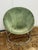 Lusch & Co. Balloon Sling Chair, Forest Green Suede For Sale In San Francisco - Image 6 of 12