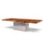 Mid-Century Modern Milo Baughman for Thayer Coggin Mid Century Burlwood and Chrome Dining Table With 2 Leaves For Sale - Image 3 of 13