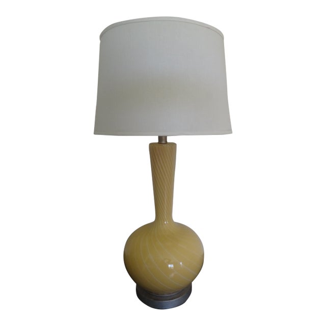 Vintage Gourd Shaped Lamp For Sale