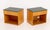 Contemporary Modern Gray Stone Oak Bedside Tables, Pair For Sale - Image 3 of 8